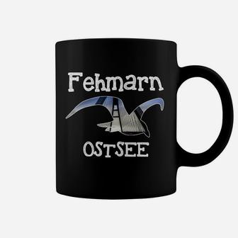 Fehmarn Ostsee Segelboot Design Tassen, Marine Motiv in Schwarz - Seseable