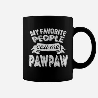 Feisty And Fabulous My Favorite People Call Me Paw Paws Coffee Mug - Seseable