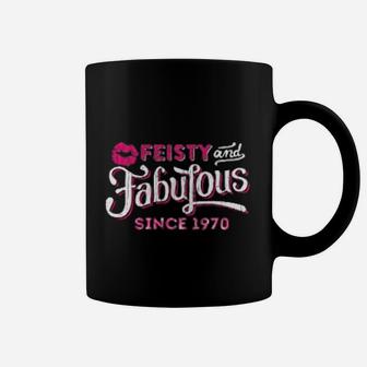 Feisty And Fabulous Since 1970 Vintage 1970 Coffee Mug - Seseable