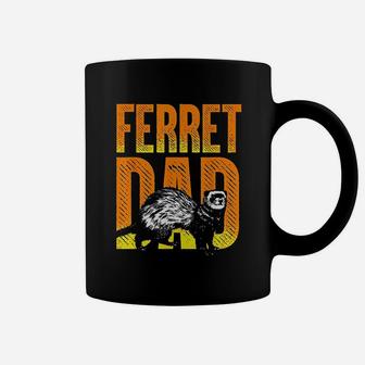 Ferret Dad Fathers Day Owner Pet Animal Lover Ferret Coffee Mug - Seseable