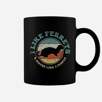 Ferret Funny Vintage Coffee Mug - Seseable