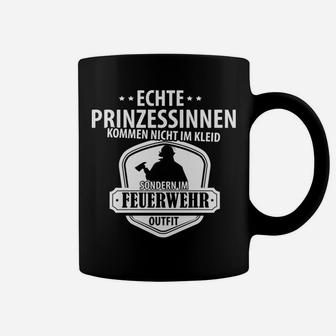 Feuerwehr Prinzessinnen Tassen, Spruch für Frauen im Einsatz - Seseable