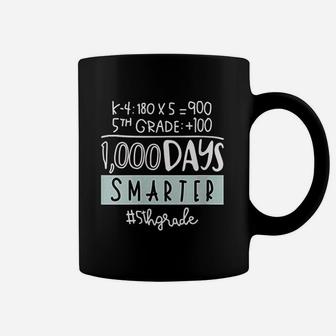 Fifth Grade Teacher 1000 Days Smarter Coffee Mug - Seseable