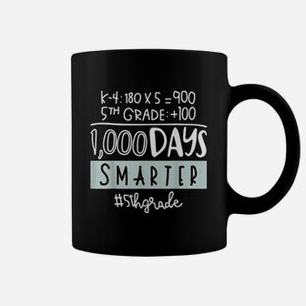Fifth Grade Teacher 1000 Days Smarter Coffee Mug - Seseable