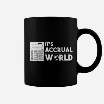 Finance Accounting Accrual World Calculator Coffee Mug - Seseable