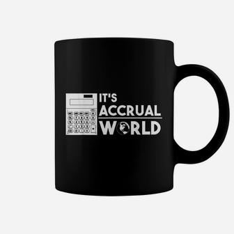 Finance Accounting Accrual World Calculator Coffee Mug - Seseable