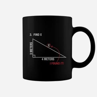 Find X Found It Math Humor Geometry Funny Coffee Mug - Seseable