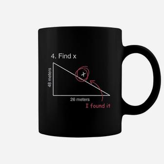 Find X Funny Saying Math Teacher Coffee Mug - Seseable