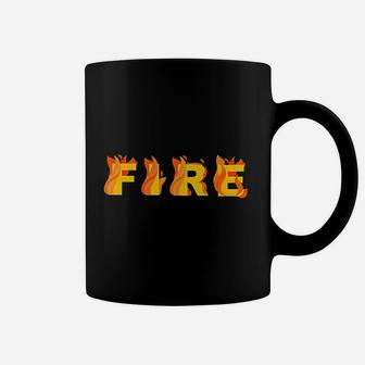 Fire Couple Matching Diy Last Minute Halloween Party Costume Coffee Mug - Seseable