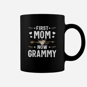 First Mom Now Grammy New Grammy Mother Day Gifts Coffee Mug - Seseable