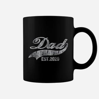 First Time Dad Est 2020 Promoted To Daddy Fathers Day Coffee Mug - Seseable