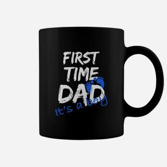 First Time Dad It's A Boy Coffee Mug - Seseable