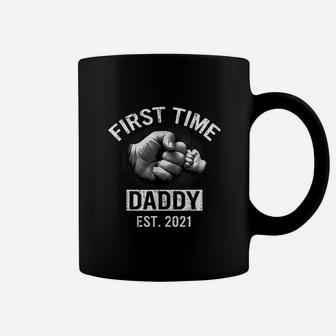 First Time Daddy New Dad Est 2021 Fathers Day Gift Coffee Mug - Seseable
