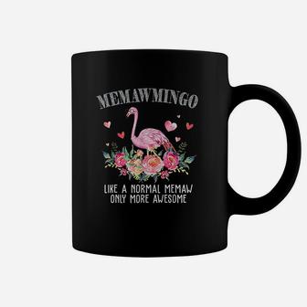 Flamingo Memawmingo Like A Normal Memaw Gifts Funny Grandma Coffee Mug - Seseable