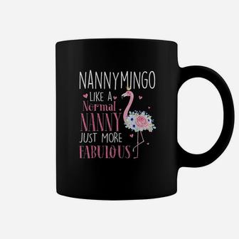 Flamingo Nannymingo Like A Normal Nanny Gifts Funny Grandma Coffee Mug - Seseable