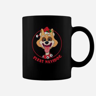 Fleas Navidog Christmas Chihuahua Dog Premium Coffee Mug - Seseable