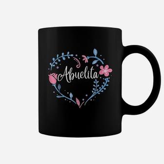Flower Abuelita Grandma Christmas Birthday Gift Coffee Mug - Seseable