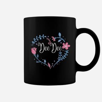 Flower Deedee Grandma Christmas Birthday Gift Coffee Mug - Seseable