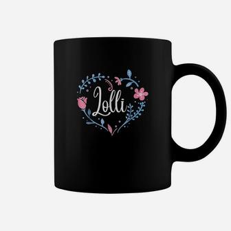 Flower Lolli Grandma Christmas Birthday Coffee Mug - Seseable