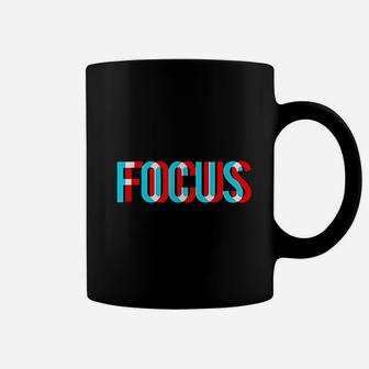 Focus Optical Illusion Trippy Motivational Coffee Mug - Seseable