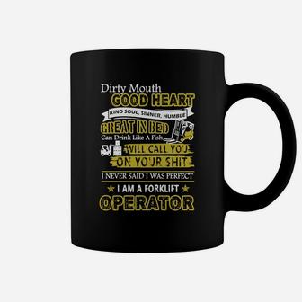 Forklift Operator Shirt T-shirt Coffee Mug - Seseable