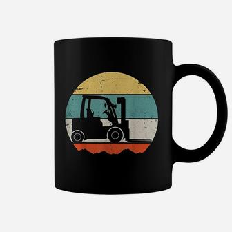 Forklift Vintage Retro Coffee Mug - Seseable