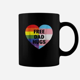 Free Dad Hugs Lgbt Gay Pride T Shirts Coffee Mug - Seseable