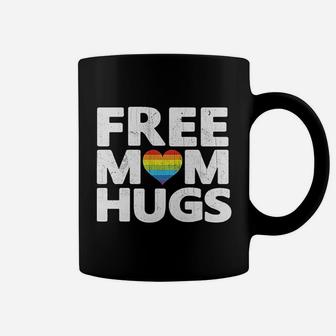 Free Mom Hugs Free Mom Hugs Rainbow Gay Coffee Mug - Seseable