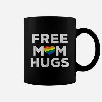 Free Mom Hugs Lgbt Gay Rainbow Pride Flag Coffee Mug - Seseable