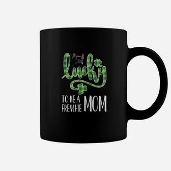 French Bulldog Mom Gifts Irish Frenchie Owner Lucky Mama Coffee Mug - Seseable