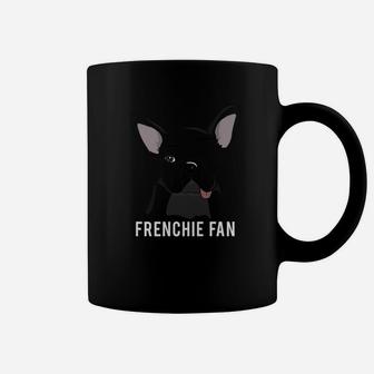 Frenchie Fan Winking French Bulldog Art Coffee Mug - Seseable