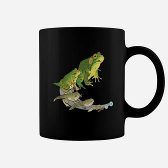 Frog Cycle - Mens Muscle T-shirt Coffee Mug - Seseable