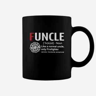 Funcle Like A Normal Uncle Only Firefighter Coffee Mug - Seseable