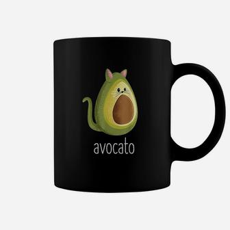 Funny Avocado Avocato Cat Gifts For Cats Lover Coffee Mug - Seseable