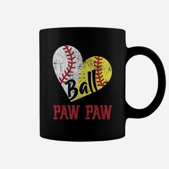 Funny Ball Paw Paw Softball Baseball Paw Paw T-shirt Coffee Mug - Seseable