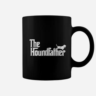 Funny Basset Hound Father Dog The Houndfather Coffee Mug - Seseable