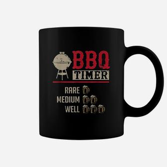 Funny Bbq Meat Cooking Timer Beer Grill Chef Barbecue Gift Coffee Mug - Seseable