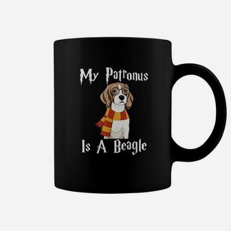Funny Beagle Gift My Patronus Is A Beagle Coffee Mug - Seseable
