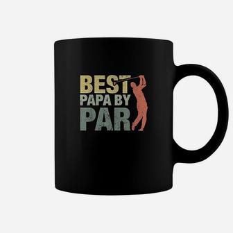 Funny Best Papa By Par Fathers Day Golf Gift Grandpa Coffee Mug - Seseable