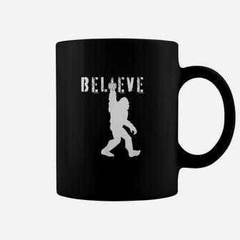 Funny Bigfoot Middle Finger For Sasquatch Believers Coffee Mug - Seseable