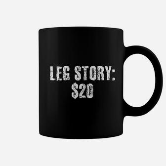 Funny Broken Leg Gift Idea Injured Bones Women Coffee Mug - Seseable