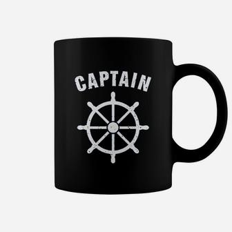 Funny Captain And First Mate Nautical Sailing Gift Coffee Mug - Seseable