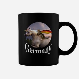 Funny Cat Horse Unicorn Proud German Germany Coffee Mug - Seseable
