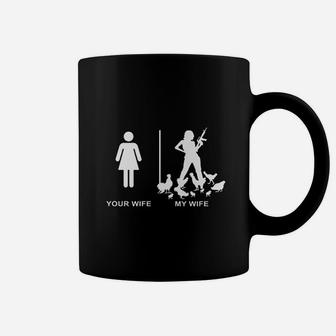 Funny Chicken Lady Husband Farm Dad Gift Your Wife My Wife Coffee Mug - Seseable