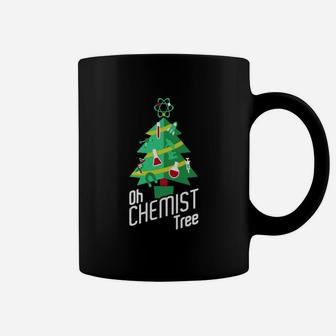 Funny Christmas Gift Science T-shirt - Oh Chemist Tree Shirt Coffee Mug - Seseable