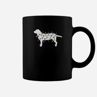 Funny Christmas Lights Labrador Retriever Dog Gift Coffee Mug - Seseable