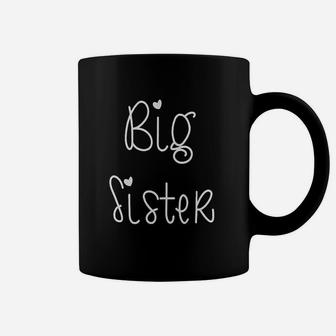 Funny Cute Letter Big Sister Love My Sister Coffee Mug - Seseable