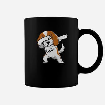 Funny Dabbing Cavalier King Charles Spaniel Dog Coffee Mug - Seseable