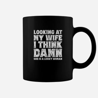 Funny Dad Joke Quote Gift Husband Father From Wife Coffee Mug - Seseable