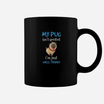Funny Dog s Well Trained Pug s Men Women Kids Gifts Coffee Mug - Seseable
